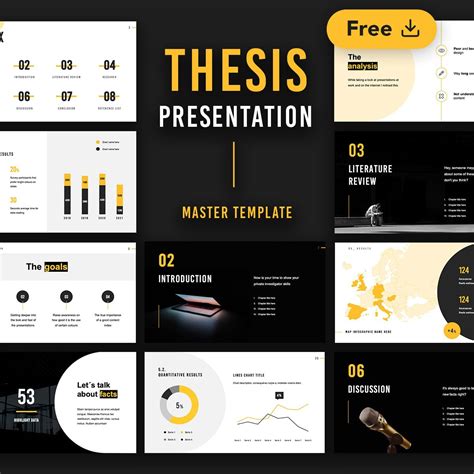 Free Powerpoint Templates For Thesis Presentation